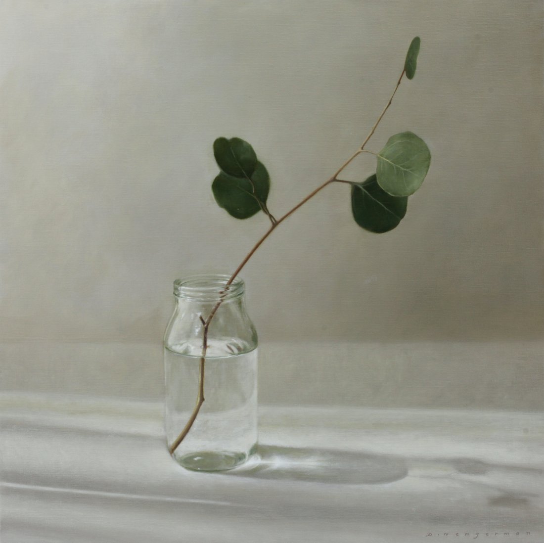 The five of you dancing in her light, oil on canvas, 60x60 cm (sold)