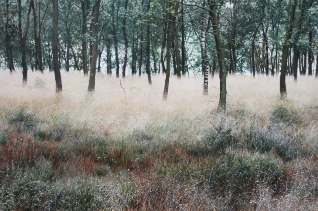 Hide and seek, oil on canvas, 100 x 150 cm